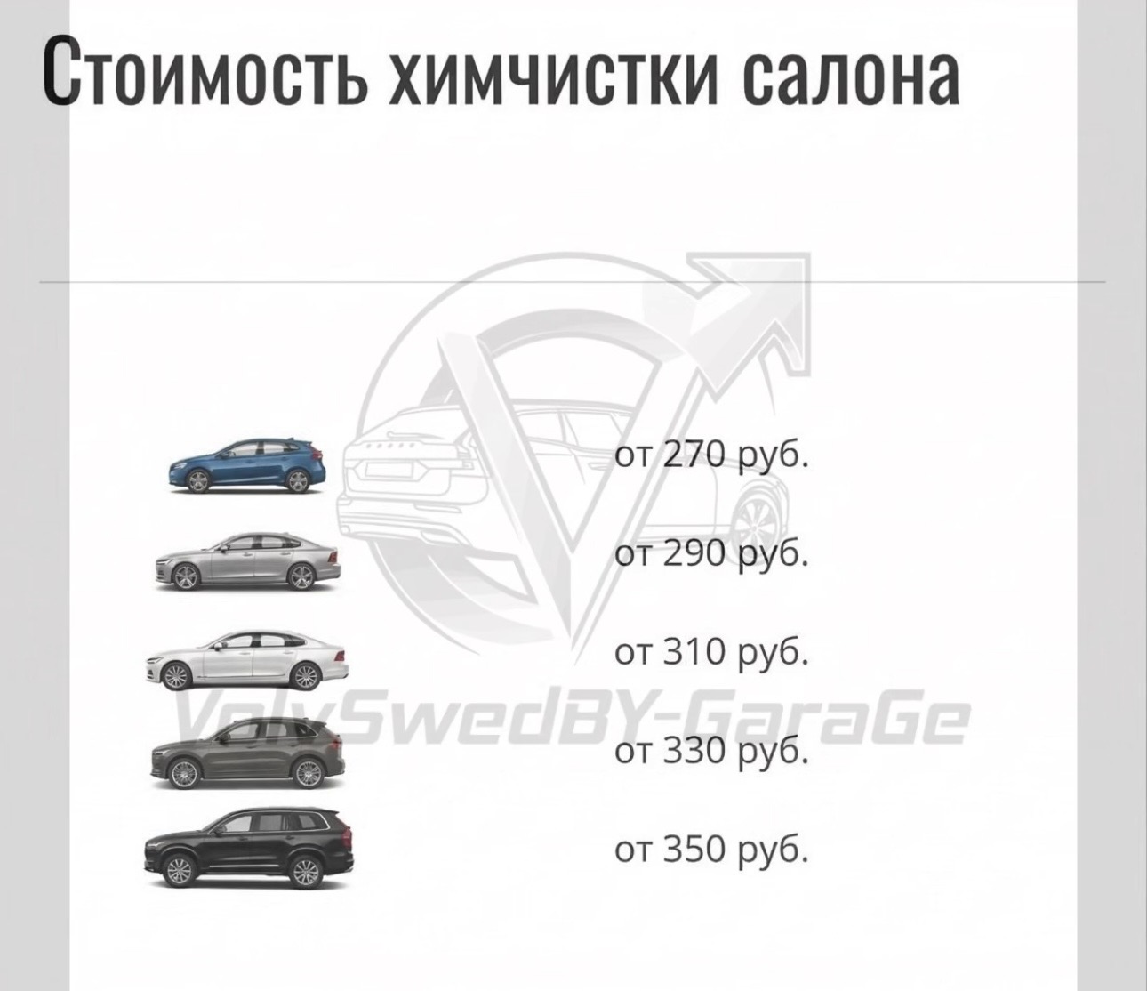 Химчистка салона автомобиля